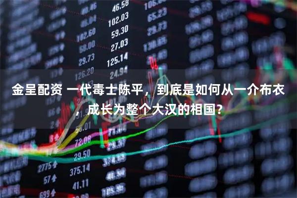 金呈配资 一代毒士陈平，到底是如何从一介布衣，成长为整个大汉的相国？